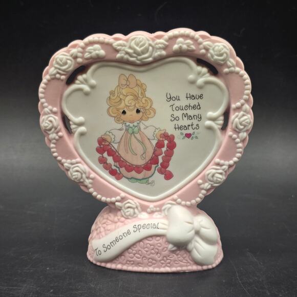 Precious Moments 1995 Someone Special Pink Heart Valentine's Day - Picture 1 of 10